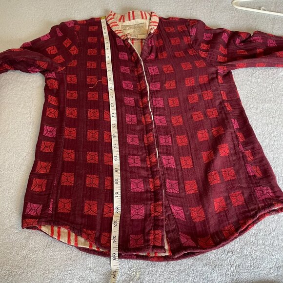 Button-Up Top in Oxblood - multiple flaws - Picture 7 of 7